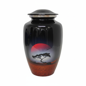 Fournitures funéraires fabriquées en Inde Urne de crémation en aluminium pour adultes du principal fabricant à prix réduit pour les acheteurs authentiques - Product Image 1