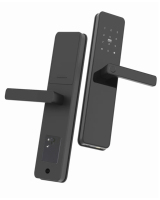 Cerradura Inteligente para Puerta Interior de Fábrica, Cerradura Electrónica con Huella Dactilar y Código, Cerradura Magnética con Tarjeta de Inducción para Puerta de Casa