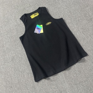 Canotta Corta Casual da <span class=keywords><strong>Donna</strong></span> in <span class=keywords><strong>Cotone</strong></span> con Scollo Rotondo Stile Europeo Americano Sexy con Spalline Sottili Tendenza Instagram Sportiva - Product Image 6