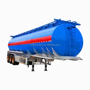 3 Axles 45000 Liters Gasoline Petrol Diesel Oil Mobile Tank Fuel Tankers Trailer For Sale