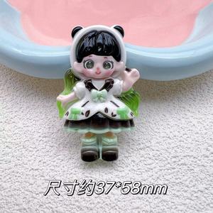 Aksesoris Resin Cantik Warna-warni Terlaris, Figur Resin Datar Kartun untuk Dekorasi, Boneka Resin Bercahaya untuk DIY - Product Image 5