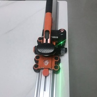 Machine de découpe manuelle de carreaux grand format 3,8 m avec guide laser en alliage d'aluminium pour dalles de pierre frittée, Dekton, grès cérame