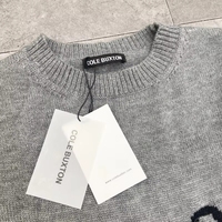 Pull en maille pour homme Cole Buxton, best-seller, motif décontracté, col rond, coupe ample et oversize, idéal pour l'hiver