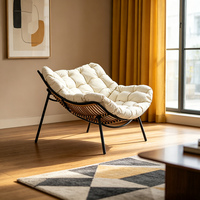 Fauteuil individuel, Fauteuil inclinable pour la maison, Chaise de loisirs pour balcon, Canapé-lit, Fauteuil nid douillet pour une personne