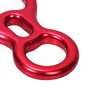 Dispositivo di Discesa per Arrampicata e Alpinismo con 8 Anelli, per Lavori in Alta Quota e <span class=keywords><strong>Sicurezza</strong></span> all'Aperto - Product Image 3