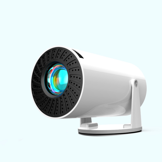 Mini 4K Smart Portable Projector with Android 11 WiFi 6 for 5.0 16GB RAM/2GB ROM Home Movie Projector