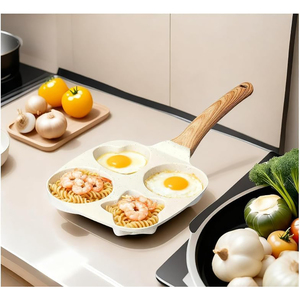 Modern Non-Stick Ceramic Coated Square Griddle <b>Pan</b> With Wooden Handle And Utensils Set For Induction And Gas Stoves - Product Image 2