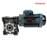Moteur à engrenages AC 40W~250W avec réducteurs de vitesse à vis sans fin NMRV30 RV40 RV50, contrôleur de vitesse inclus