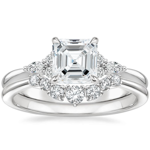 Anillo de Compromiso de Lujo con Diamante Moissanita de Plata 925 con Brillo Premium, Perfecto para Regalo de Joyería de Promesa, Starspire - Product Image 4