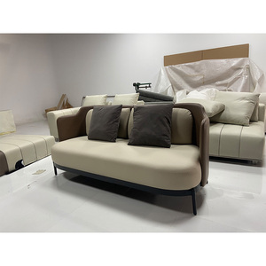 Set divano salotto in tessuto di fascia alta con gambe in legno e Design moderno per soggiorno in <span class=keywords><strong>Hotel</strong></span> e appartamenti - Product Image 1