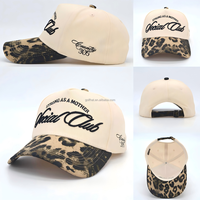 Casquette de baseball en coton à visière incurvée bicolore, style vintage sportif, avec broderie personnalisée, motif camouflage canard, pour OEM en gros