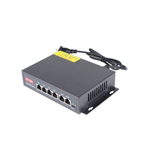 CKD/SKD 250m Distancia 4 puertos montaje en rack PoE Switch CCTV Red no administrada Ethernet PoE Switch 48V para cámara IP <span class=keywords><strong>Tplink</strong></span> - Product Image 4