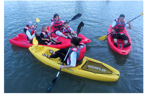 SEAFLO Chinese Trade Assurance OEM Adult row boat fornitore 2 persone 8 gradi Kayak canoa in vendita genitore-figlio surf opzionale - Product Image 3