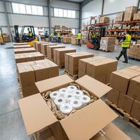 Etiquetas Térmicas Directas Personalizadas en Rollo, Blancas, Autoadhesivas, para Códigos de Barras, Envíos, Paquetería y Embalaje para Comercio Electrónico