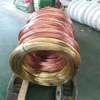 Fil de cuivre pur solide 99.99% C72900 C11000 C12000 C10100 3mm 6mm 8mm 10mm 16mm fil de cuivre nu à prix compétitif
