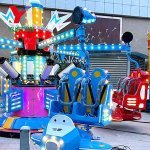 Attrezzatura per Parco Divertimenti Giostra Elettrica a 8 Bracci con Aerei Controllabili dai Bambini in Vendita - Product Image 1