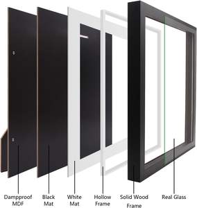 Solid Wood DIY Medal Marathon Display Photo <b>Frame</b> Hollow Three-Dimensional Marathon Runners Race Display Shadow Box - Product Image 6