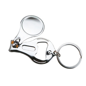 Logo personnalisé <span class=keywords><strong>coupe</strong></span>-<span class=keywords><strong>ongles</strong></span> multifonction en acier au carbone ouvre-bouteille porte-clés <span class=keywords><strong>coupe</strong></span>-<span class=keywords><strong>ongles</strong></span> - Product Image 1