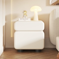 Table de chevet moderne à assembler soi-même, style crème, armoire de rangement, petite table de chevet pour chambre à coucher, armoires de chevet