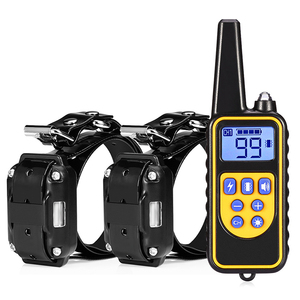 LCD Hund Elektrisches Halsband Wiederauf lad bares wasserdichtes fern gesteuertes Hunde halsband
