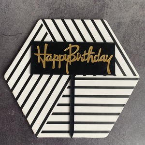 Popular Acrylic Alphabet <b>Baking</b> Decoration Birthday Party Cake Toppers Wholesale - Product Image 3