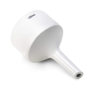 Ceramic Funnel 40-300mm <b>Rubber</b> Plug Filter Buchner Porcelain Laboratory Funnel - Product Image 5