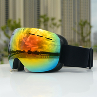 Vente en gros directe usine – Lunettes de ski anti-buée personnalisées populaires UV400 pour sports de neige – Équipement de ski d'hiver