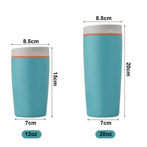 Promotion Owalala – Tasse isotherme de 20 oz à double paroi en acier inoxydable, exquise pour café et boissons, logo personnalisable - Product Image 2