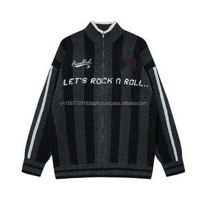 Nouveau Maillot de Football Décontracté Automne 2026 – Design Vintage à Lettres Jacquard Imprimées – Coupe Ample – Vêtements de Sport Homme Femme - Product Image 4