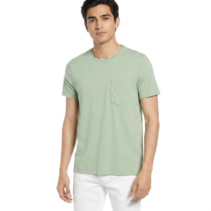 Camisetas de manga corta 100% algodón para hombre, camisetas de alta calidad para verano, corte ajustado y transpirable. - Product Image 1