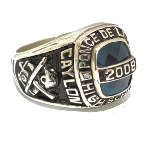 Bague moderne personnalisée en laiton avec zircon, best-seller, unisexe - Product Image 3