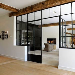 Customized Wrought Iron/ Steel Door Window Grilles Design <b>Frame</b> Swing - Product Image 4