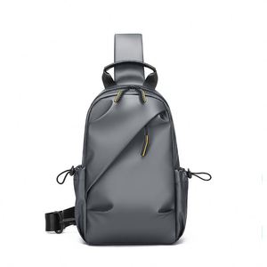Sacs de poitrine grande capacité avec logo personnalisé, imperméables, bandoulière simple, fermeture éclair avec ceinture, pour hommes et femmes - Product Image 1