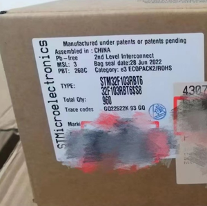 Composants électroniques Emballage d'origine LQFP-64 <span class=keywords><strong>ARM</strong></span> <span class=keywords><strong>Cortex</strong></span>-M3 microcontrôleur 32 bits MCU STM32F103RBT6 - Product Image 3