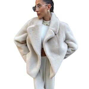 Cappotto Invernale da Donna Slim in Ecopelliccia Stile Russo, Nuovo Modello Effetto <span class=keywords><strong>Visone</strong></span>, Giacca Ecologica - Product Image 5