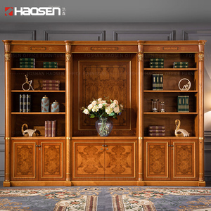 Armoires de rangement classiques en bois, mobilier de bureau, armoire à dossiers pour le thé, mobilier de rangement de bureau - Product Image 4