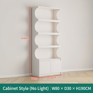 Étagère d'angle moderne à plusieurs niveaux en bois pour salon de beauté et magasin de détail - Product Image 5