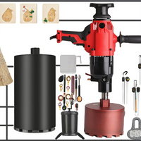 Perceuse à béton électrique bricolage pour trou de drainage de toilette forage de noyau de diamant 220V évalué