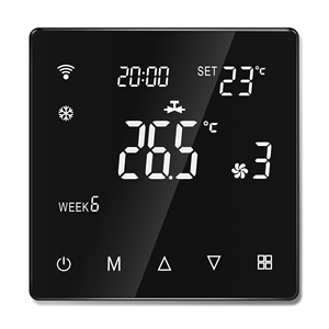 Thermostat intelligent moderne pour la climatisation, la ventilation et le refroidissement avec unités de ventilo-convecteurs WIFI F2C-2P-WIFI Économie d'énergie - Product Image 1