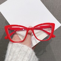 QSKY Lunettes de vue rétro de luxe pour femmes, monture œil de chat anti-lumière bleue, vente en gros