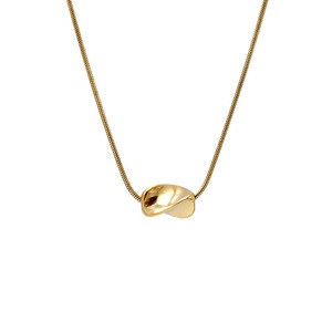 Geometric Necklace For Women Gold Irregular Pendant Snake Chain Minimalist Luxury Clavicle Chain Everyday Wear - Product Image 5