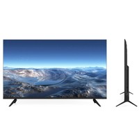 TV LED inteligente Android 4K sin marco en producto OEM negro con pantalla de panel UHD 75 65 55 43 40 32 pulgadas opciones