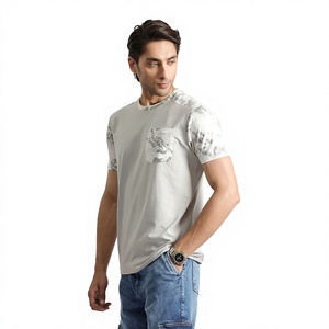 Camiseta de Manga Corta con Estampado de Camuflaje para Hombre, Cuello Redondo, Corte Regular, Estilo Informal, Algodón Transpirable - Product Image 6