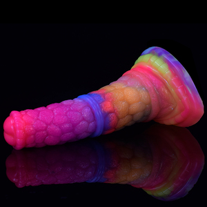 FAAK Nouveau Dildo Luminescent dans le Noir Jouet Sexuel Coloré pour la Santé Dildo Monstre en Silicone Luminescent Doux et Flexible Outil Sexuel Extravagant - Product Image 6