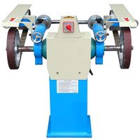 Fournisseur direct d'usine Zhuoyuan Machinery 210050 Ponceuse à bande verticale industrielle à double poste 4Kw Moteur à brosse haute puissance 380V