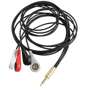 ECG สายเคเบิลทางการแพทย์สำหรับเทอร์มินัลตัวผู้มีปุ่มสแน็ปแบบหุ้มฉนวน4ขั้วต่อสายไฟขนาด3.5มม. สาย TPU41 * 0.08 22AWG แบบกำหนดเองประกอบ - Product Image 3