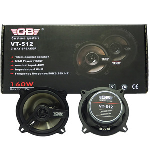Altavoz coaxial para coche Gb Vt 512 de 130 mm, 4 ohmios, 160 W de potencia máxima para sistema de audio automotriz - Product Image 5