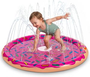 Aspersor de Agua en Forma de Donut de 60 Pulgadas, 3 en 1, para Niños Pequeños, Juegos Acuáticos de Verano en el Patio Trasero - Product Image 1
