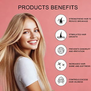 Champú y Acondicionador con <span class=keywords><strong>Aceite</strong></span> <span class=keywords><strong>de</strong></span> Coco Natural y Queratina, para Mejorar el Crecimiento del Cabello y Reparar el Cabello, Productos <span class=keywords><strong>de</strong></span> Tratamiento Capilar, Venta al Por Mayor Personalizada - Product Image 3