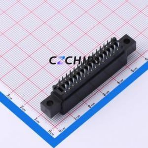 ED30MEBGFBK Gold Finger Connector Through hole Component (THT),P=2.54mm Connector EDGE SLOT 2.54mm 30P Through Hole - Product Image 2